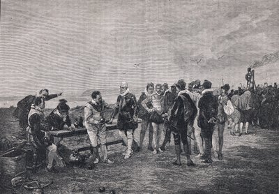Die Armada in Sicht 1588 von John Seymour Lucas